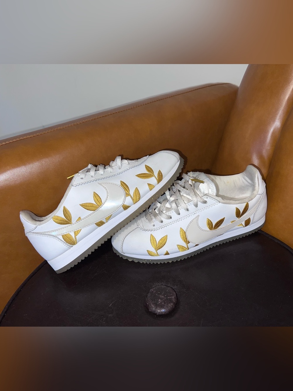 Nike Cortez Goddess “gold leaves” 🍂 sneakers women’s size 8